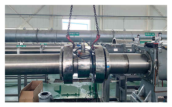 高压电磁标定现场